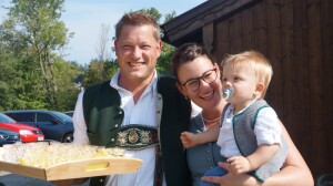 Weisen bei Verena und Waste Bauer mit Sohn Simon, 20.09.2020
